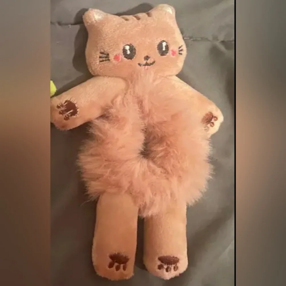 Soft & Cute Kids Hair Scrunchies - Cat